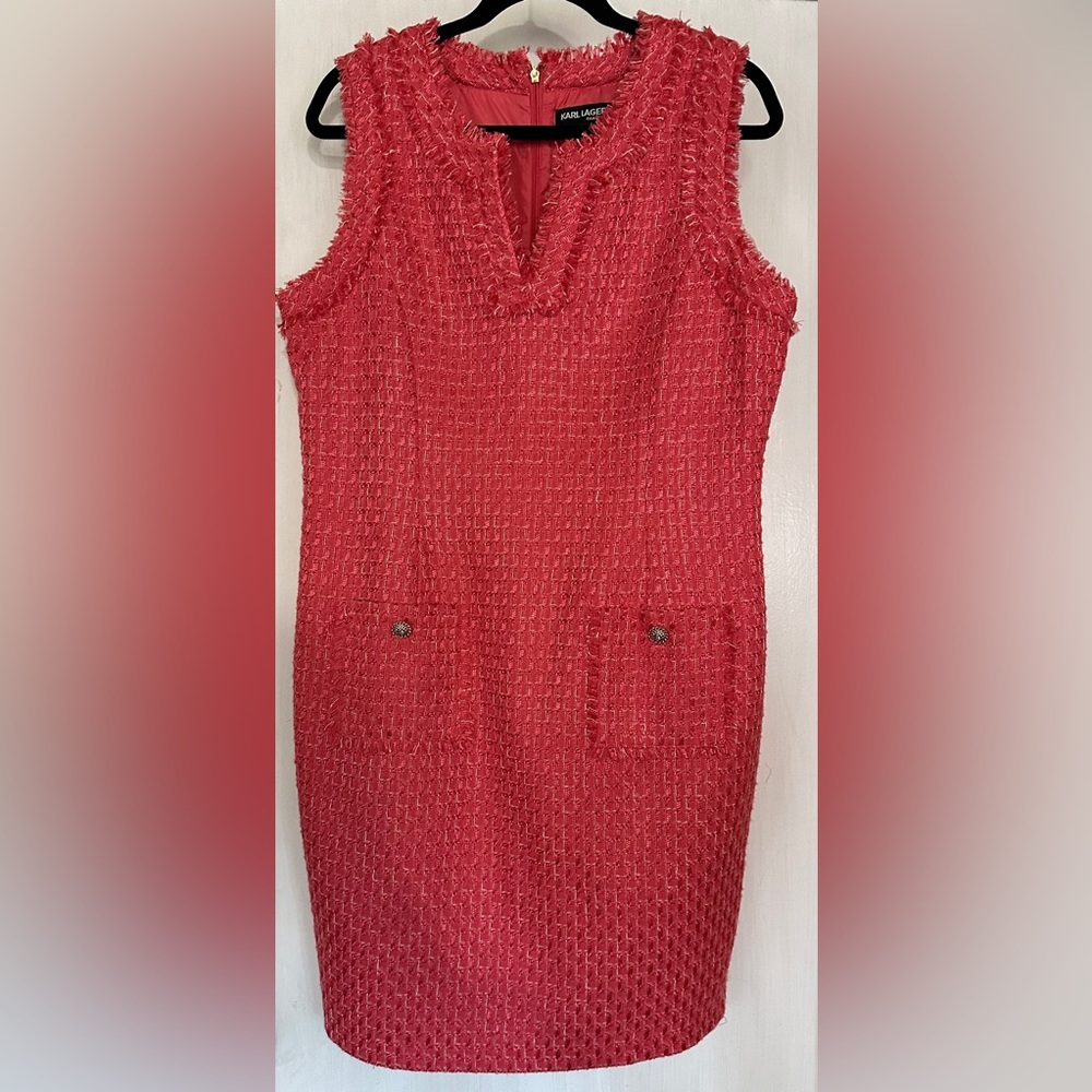 Karl Laggerfield Paris Tweed Dress